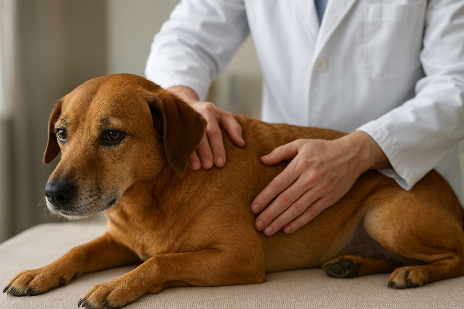 Porckorongsérv kutyáknál – felismerés és kezelés