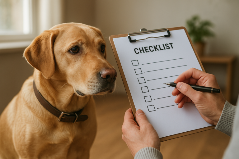 Kutyák heti ellenőrzése – checklist gazdiknak