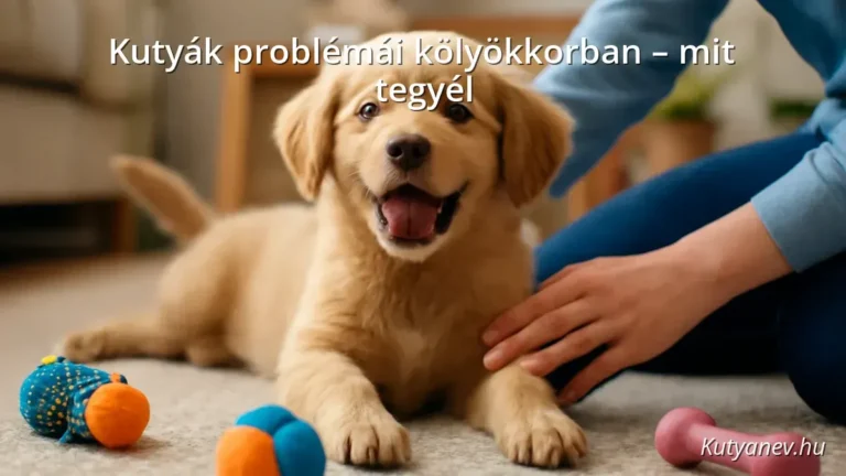 Kutyák problémái kölyökkorban – mit tegyél